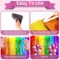 4 Pack Rainbow Foil Fringe Backdrop Curtains, Tinsel Streamers Birthday Party Decorations, Fringe Backdrop for Graduation, Baby Shower, Gender Reveal